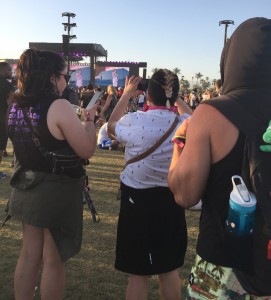 Martha, Monica & Sex God watching Bazzi